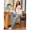 thumbnail image 4 of Avidlove Women's Pajama Set 2 Piece Short Sleeve Pj with Long Star Print Pants Sleepwear Soft Loungewear, 4 of 7