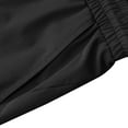 thumbnail image 6 of YUGYXL Deals Mens Thin Sports Pants Big and Tall Drawstring Athletic Pants with Pockets Stretch Waist Long Pants Solid Color Gym Pants Hiking Pants Black XXXL, 6 of 9