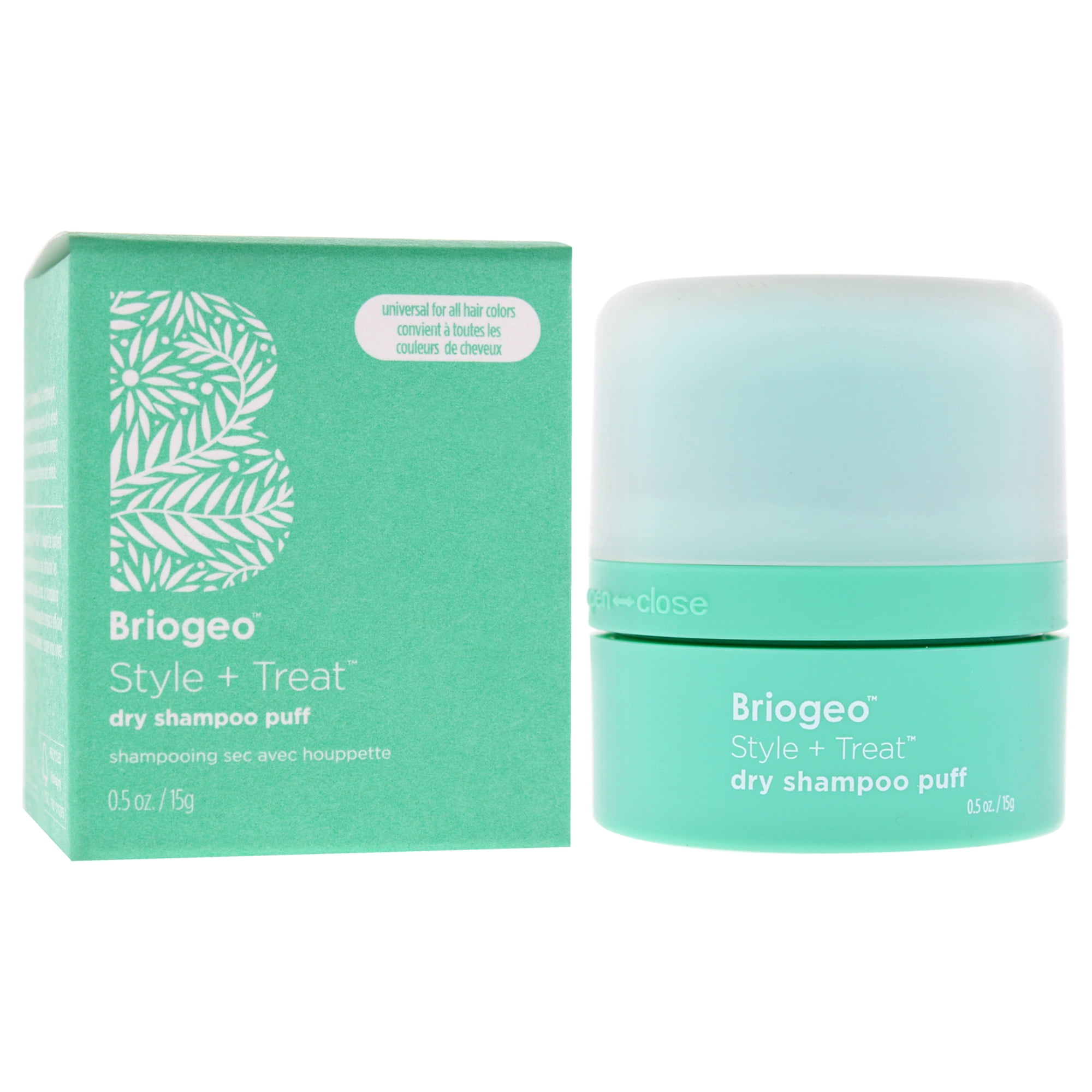 Briogeo Style Plus Treat Dry Shampoo Puff Mattifying Powder - Universal , 0.5 oz Dry Shampoo