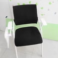 thumbnail image 6 of Dining Room Chair Cover, Office Chair Cover, Dustproof Back Cover Stretch Washable Chair Seat Protector, for Kitchen Home Party Restaurant Black, 6 of 8