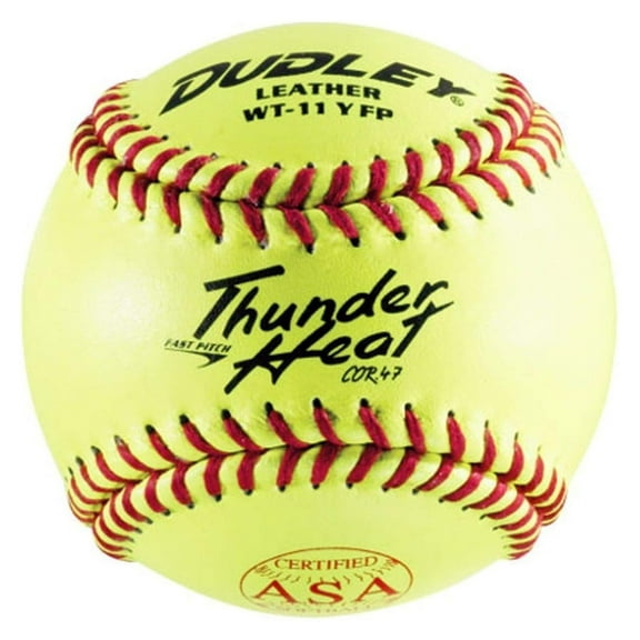 11" Thunder Heat 88 Stitch Leather ASA .47/375 Fastpitch Softball (Dozen)