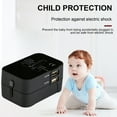 thumbnail image 2 of Mistaha Universal Worldwide Phone Charger Travel Wall AC Power Plug Adapter All in One with, 2 of 7