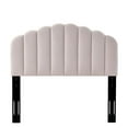 thumbnail image 4 of Headboard, Full Queen Size, Velvet, Pink, Modern Contemporary Urban Design, Bedroom Master Guest Suite, 4 of 10