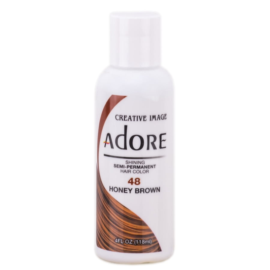 Adore Shining Semi Permanent Hair Color (48 Honey Brown) - Walmart.com
