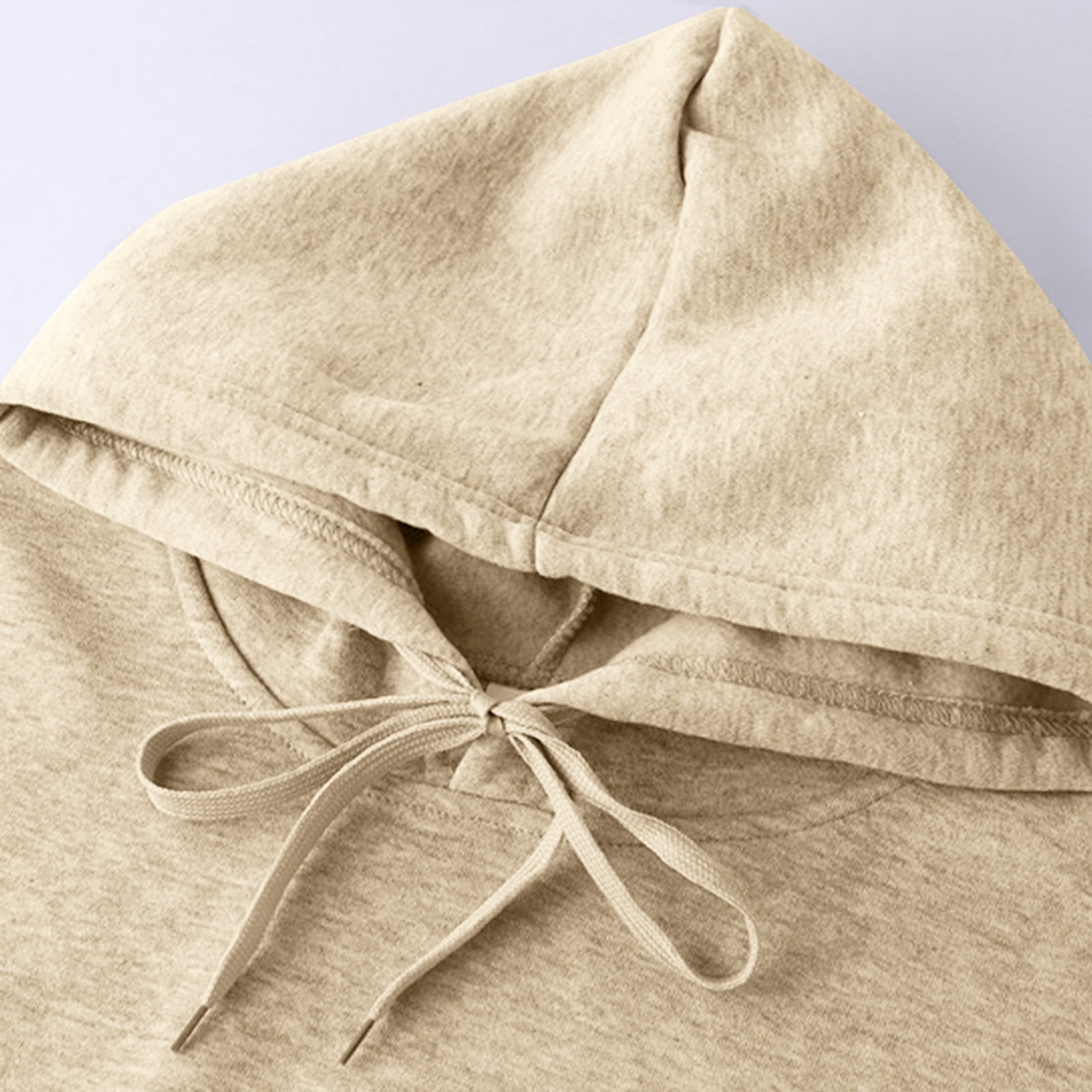 Lenago Sweatshirt for Women Basic Hoodies Plus Size Casual Solid Long Sleeve Loose Hooded Sweatshirt Blouse Pullovers Top