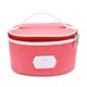 thumbnail image 1 of Bolsa de almacenamiento de cosméticos de PU impermeable portátil, organizador de bolsa de maquillaje y artículos de tocador (rojo sandía), 1 of 2