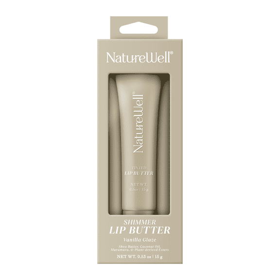 NatureWell Tinted Lip Butter, Vanilla Glaze, 0.53 oz