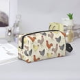thumbnail image 6 of Uemuo Funny Chicken Pattern Portable Toiletry Bags with Handle, Waterproof travel Make up Bags for Women, Large Capacity Travel Cosmetic Bags, 6 of 9