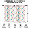 thumbnail image 2 of Blackout Kids Curtains,Pets Paws Print Colorful Childrens Insulated Curtains Set Of 2,Bedroom Essentials,Toddler Room Decor 42x63in(106x160cm), 2 of 4