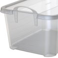 thumbnail image 4 of Life Story Bac de Rangement Empilable 55 Qt, Conteneur Léger avec Couvercle, Transparent, Lot de 12, 4 of 6