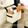 thumbnail image 2 of Collapsible Car Trash Can - Universal Hanging Backseat Storage Box & Leakproof Waste Basket - Compact Automotive Interior Organizer for Sedan, SUV, Truck, 2 of 10