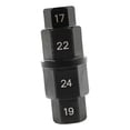 thumbnail image 3 of jinwen Hex Axle Tool Carbon Steel Universal Repair Tool Spindle Socket Adapter Tool Black, 3 of 9