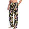 thumbnail image 6 of Gukieu Cartoon Astronaut In Spacesuit Print Men's Home Trousers, Elastic Drawstring Home Pajamas Clothing Suitable for Adult Men-Small, 6 of 6