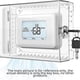 thumbnail image 3 of Large Thermostat Lock Box Cover with Key for Honeywell, Clear Thermostat Cover Fits Thermostats 5H X, 3 of 5