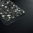 thumbnail image 5 of Compatible with Samsung Galaxy S23 Ultra Glitter Case 3D Glitter Sparkle Bling Case Crystal Rhinestone Diamond Bumper Clear Gems Cute Protective Girly Case for Galaxy S23 Ultra, Black, 5 of 11