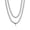Silver, variant on Bandmax 5mm Classic Curb Chain for Men Women 24'' Black Cuban Link Chain Necklace Jewelry Gift for Son Grandson Husband Boyfriend