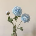 thumbnail image 5 of Btomtd Fake Peony Flowers for Home Decoration, 19.7 Inch Artificial Arrangement Artificial Flowers for Living Room and Dining Table (Light Blue), 5 of 5