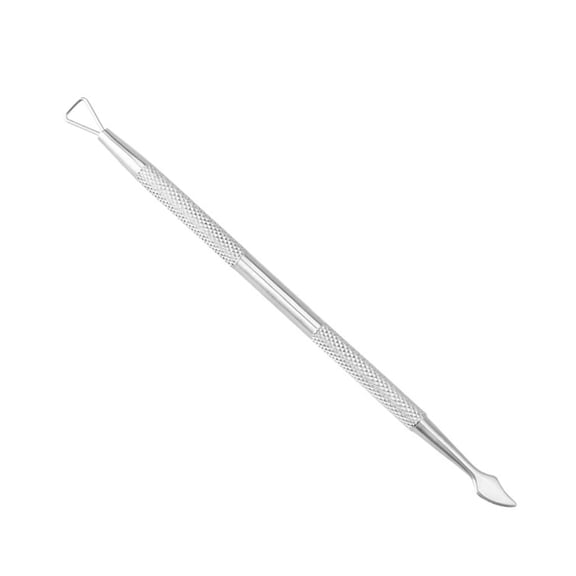 Double Ends Stainless Steel Triangle Cuticle Peeler Scraper Dead Skin Pusher Remove Gel Nail Polish Nail Art Remover Tool