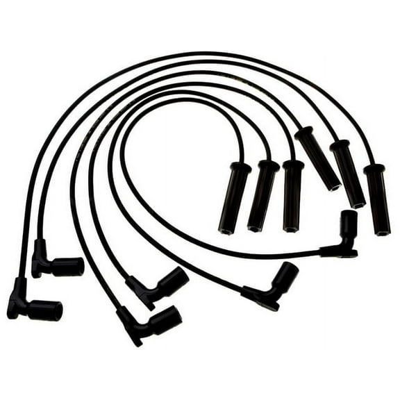 Spark Plug Wire Set - Compatible with 2007 - 2013 Chevy Silverado 1500 4.3L V6 2008 2009 2010 2011 2012