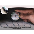 thumbnail image 4 of Riwesomey Medidor de profundidad de la banda de rodadura del neumático de acero inoxidable portátil analógico profesional Universal escala automotriz Accesorios para motos Riwesomey VI017350-01B, 4 of 6