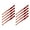 Red, variant on 10Pcs 7cm Soft Bait Spiral Pattern Fast Fish Gathering Simulation Angling PVC Long Tail Breadworm Worm Fake Bait Outdoor Fishing