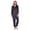 Black Wine, variant on Women’s Hooded One-Piece Pajama Union Jumpsuit