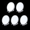 thumbnail image 3 of Round Handheld Double Side Makeup Makeup Vanity Mirror Mirror Magnifying Mirror w/ Hanger Hole X2, 3 of 9