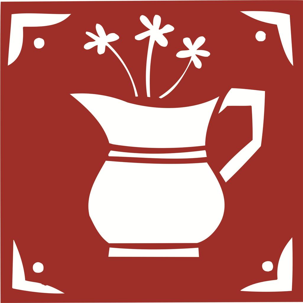 Custom Wall Decal Decorative Kitchen Tiles Kitchen Flower Pot Decor