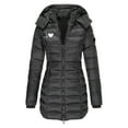thumbnail image 1 of Fankiway Veste Décontractée à Manches Longues pour Femmes avec Capuche, Style Petit Imprimé Noir G, 1 of 4