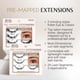 thumbnail image 5 of Kit de extensiones de pestañas Ardell Premapped Cat Eye, paquete de 4, 5 of 7