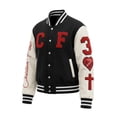 thumbnail image 2 of Heart Posture Varsity Jacket Genesis Collection by Christian Flow, 2 of 8