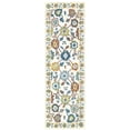 thumbnail image 3 of Oriental Weavers Zahra Hand-made Wool Area Rug - 75507 - 8' x 10' - in Ivory/ Gold - Vintage Bohemian Style, Hand-Made Wool Rugs, Dining, Living Room Rug, 3 of 3
