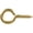 Brass, variant on Hillman 852422 0.162 x 1.63 in. Screw Eye, Solid Brass