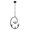 thumbnail image 4 of Lighting IRONCLAD Farmhouse 4 Light Oil Rubbed Bronze Ceiling Pendant 20" Wide, 4 of 5