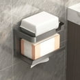 thumbnail image 1 of PRETXORVE Paper Bracket Wall Mounted Oppose Rust-adhesive Paper Bracket, 1 of 6