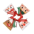 thumbnail image 2 of Paquete de 50 cajas de regalo de Navidad, caja triangular de papel para dulces, caja de regalo triangular de cara grande de Papá Noel (4 estilos), 2 of 5