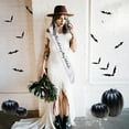 thumbnail image 5 of 7Pcs Bachelorette Party Sash Set, This Witch is Getting Hitched Bride Sash, Bridal Coven Sashes with Witch Hat and Jar Pattern for Bridal Shower Bachelorette Witch Theme Halloween Party, 5 of 6