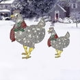 thumbnail image 5 of Pollo iluminado con bufanda, decoración navideña, adornos navideños. Sailing Electrónica, 5 of 5