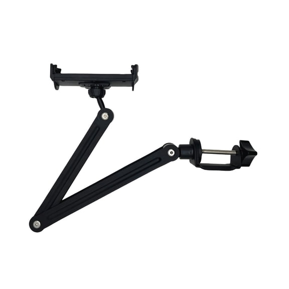 Tablets Mount for Bed with 360 Degree Rotation and Strong Metal Arm for 4.7" 12.9" Tablets and Phones