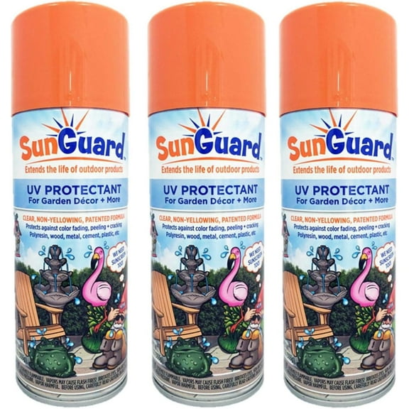 MMZP UV Protectant Spray for Outdoor Decor, Furniture & More (3-Pack) Prevents Fading Peeling and Cracking