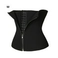 thumbnail image 2 of CreativeArrowy Waist Belt Corset Shapewear Body Shaper Belly Reduction Zipper Gym Protective Gears Black 74cm X 26cm Sport Girdle, 2 of 17