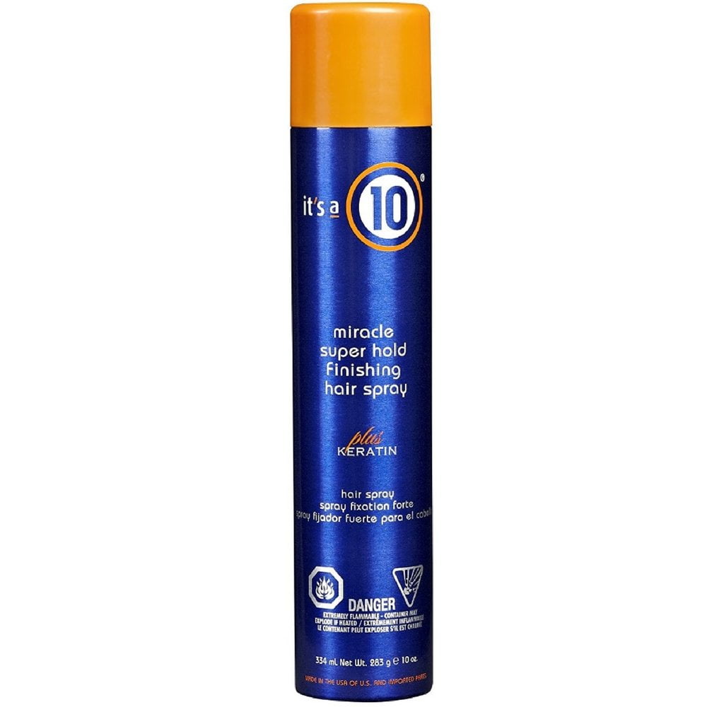 It's a 10 Miracle Super Hold Finishing Spray Plus Keratin, 10 oz (Pack of  3) 
