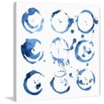 thumbnail image 2 of "Splotchy Rings" Painting Print on Wrapped Canvas, 2 of 7