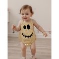 thumbnail image 5 of BemeyourBBs Baby Sleeveless Romper Black Cat/Ghost/Ghost Face Embroidery Jumpsuit, 5 of 8