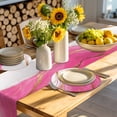 thumbnail image 4 of Pink Marble Round 15 Inch Placemats Set of 2, Nature Marble Crack Yellow Lines Art HeatResistant Non Slip Place Mats for Dining Table, Wipeable Braided Kitchen Table Mats for Housewarming, 4 of 9