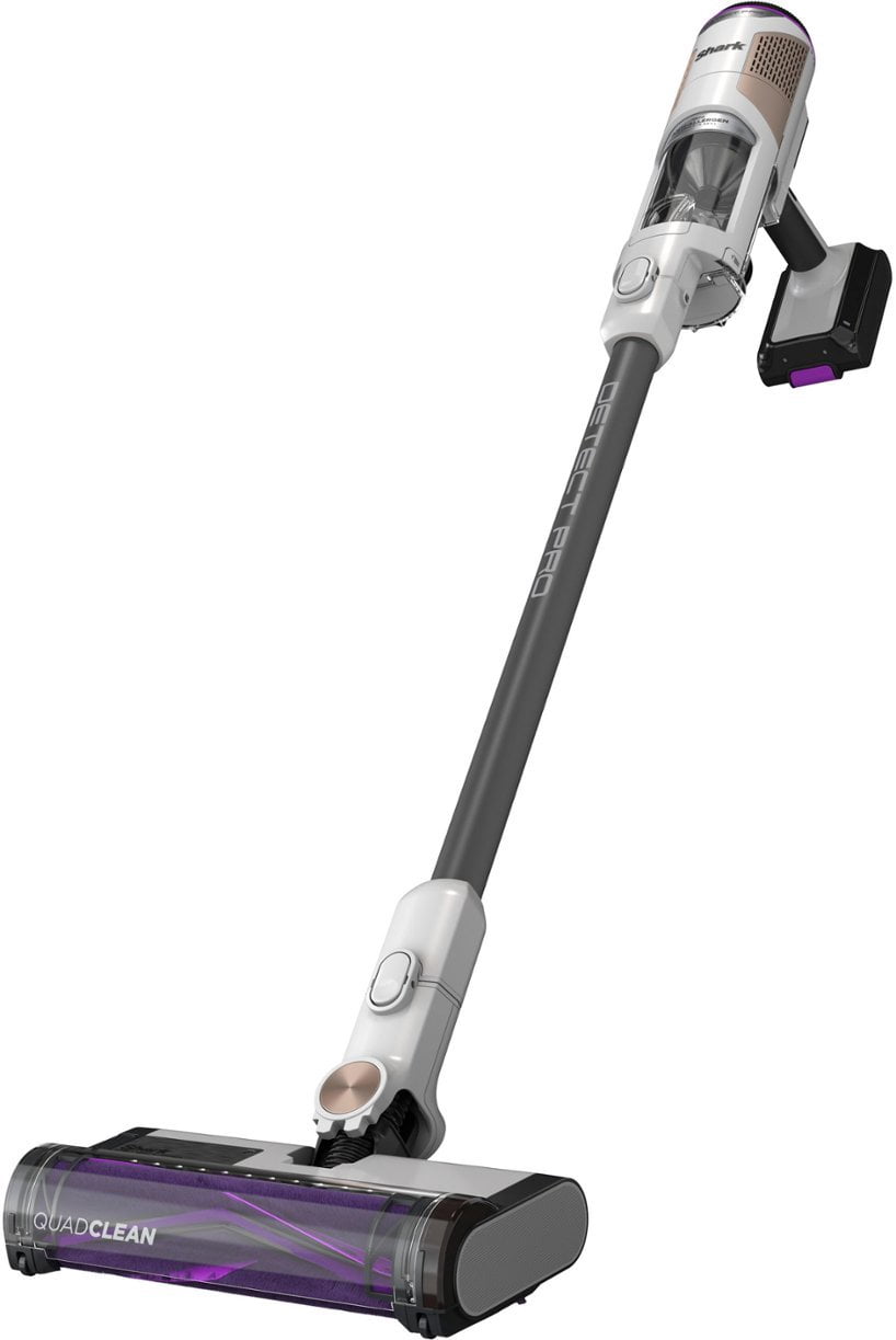 Shark Detect Pro Cordless HEPA QuadClean Multi-Surface Stick Vacuum, 1 Each, Grey/Brass