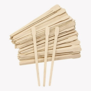 Wooden Wax Sticks - Eyebrow, Lip, Nose Small Waxing Applicator Sticks For  Hair Removal And Smooth Skin - Spa And Home Usage