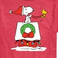 thumbnail image 3 of Peanuts - Snoopy & Woodstock House Sleigh - Men's Short Sleeve Graphic T-Shirt, 3 of 6