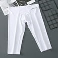 thumbnail image 2 of Lefu Mens Ice Silk Underwear Long Leg Boxer Briefs Trunk Sport Shorts Breathable, 2 of 9