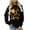 #0153-Black, variant on Uootdi Thanksgiving Long Sleeve Sweatshirts for Women Fall For Jesus He Never Leaves Sweatshirts Gift Women Cute Fall Autumn Ch ristian